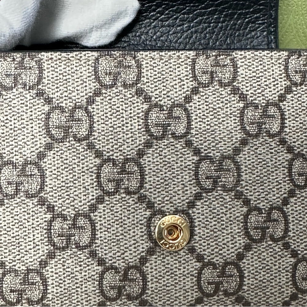 Authentic Gucci Marmont Supreme Compact Wallet - Picture 8 of 10